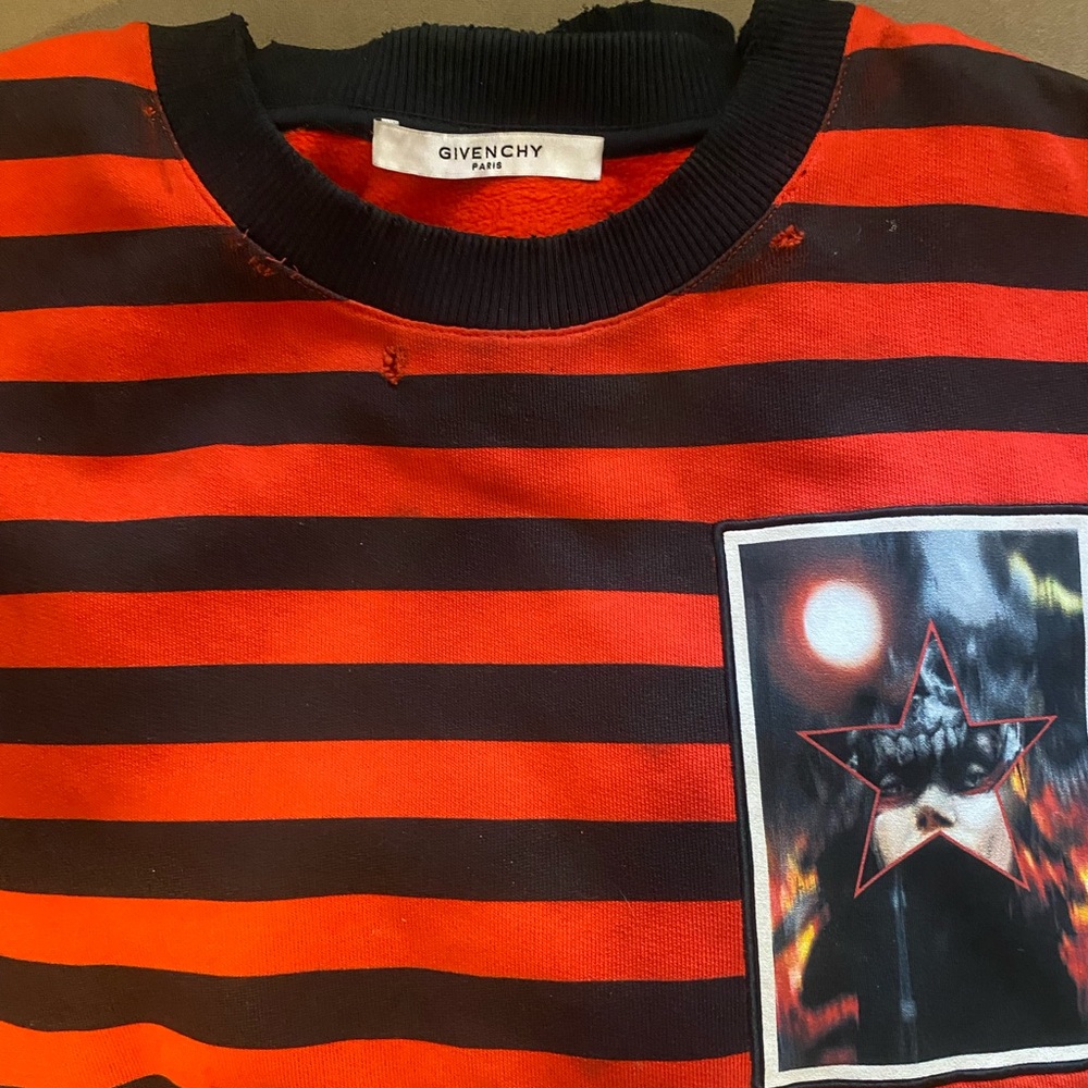 Red Givenchy stripes